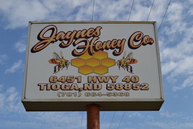 Jaynes Honey Co sign